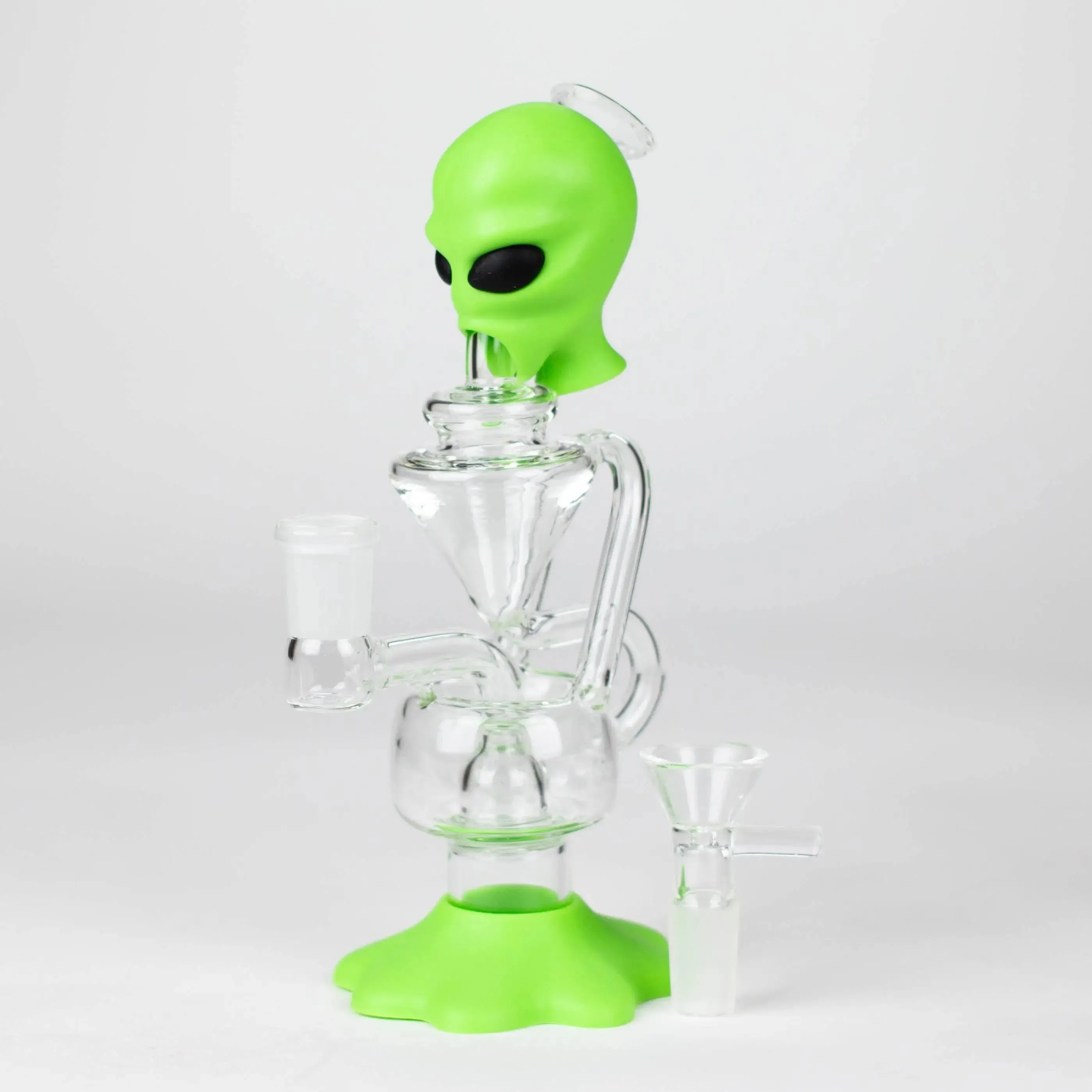 7.7" Alien Functional Glass Water Pipe