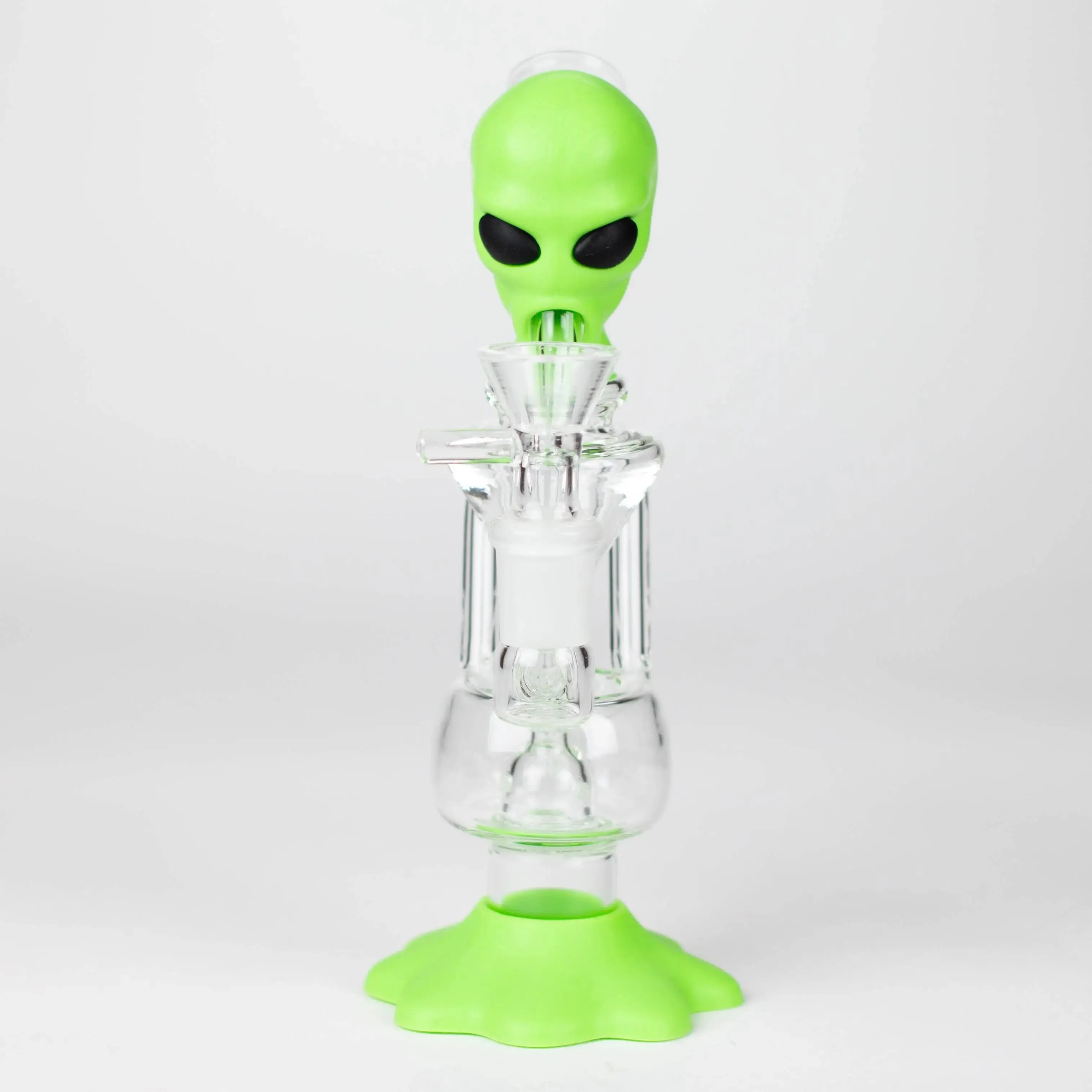 7.7" Alien Functional Glass Water Pipe