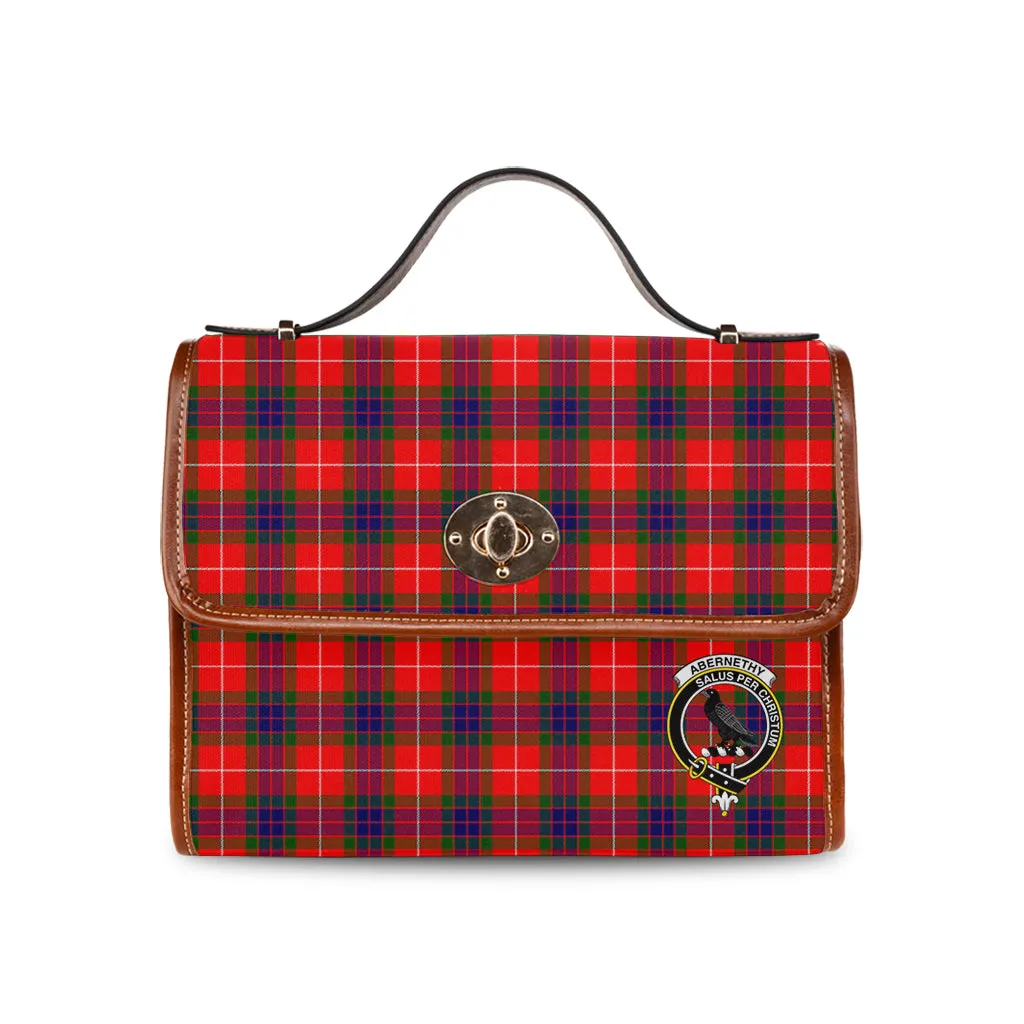 Abernethy Tartan Waterproof Canvas Bag with Family Crest