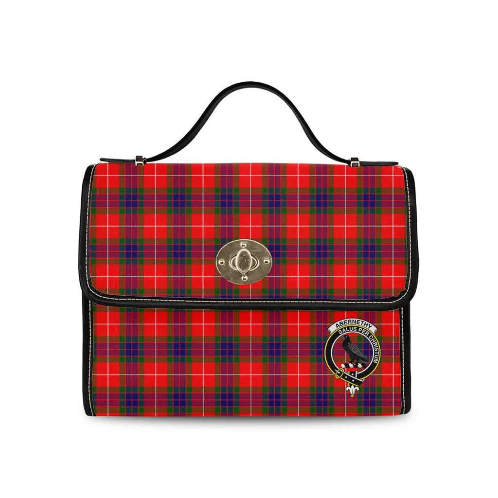 Abernethy Tartan Waterproof Canvas Bag with Family Crest