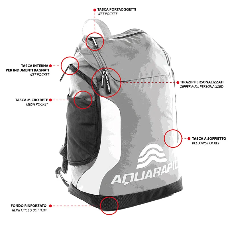 Aquarapid - Sports Polyurethane Backpack (Navy)