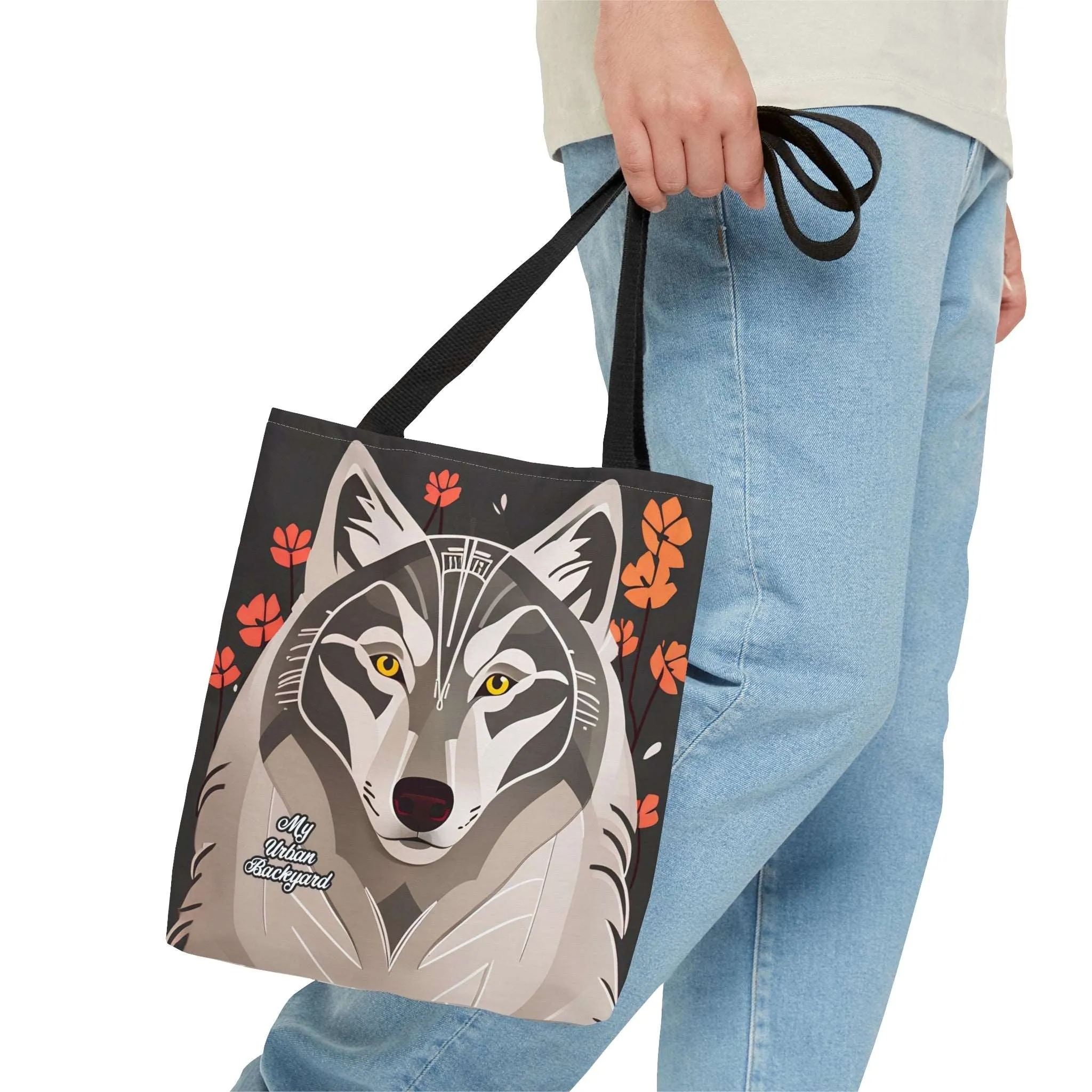 Art Deco Wolf, Tote Bag for Everyday Use - Durable and Functional