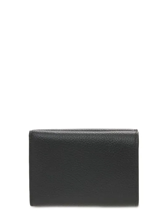 Balenciaga   Logo leather wallet 