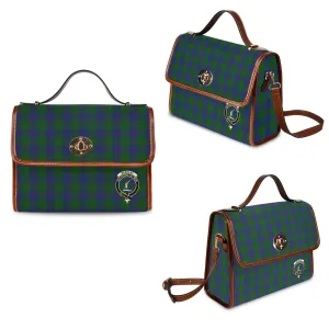 Barclay Tartan Waterproof Canvas Bag with Family Crest