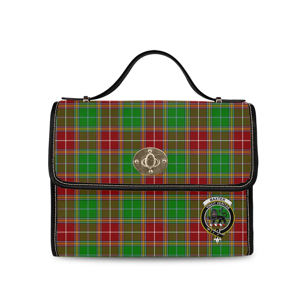 Baxter Modern Tartan Waterproof Canvas Bag with Family Crest