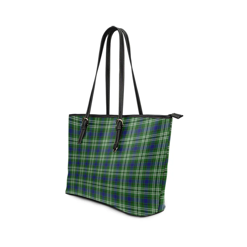 Blackadder Tartan Leather Tote Bag