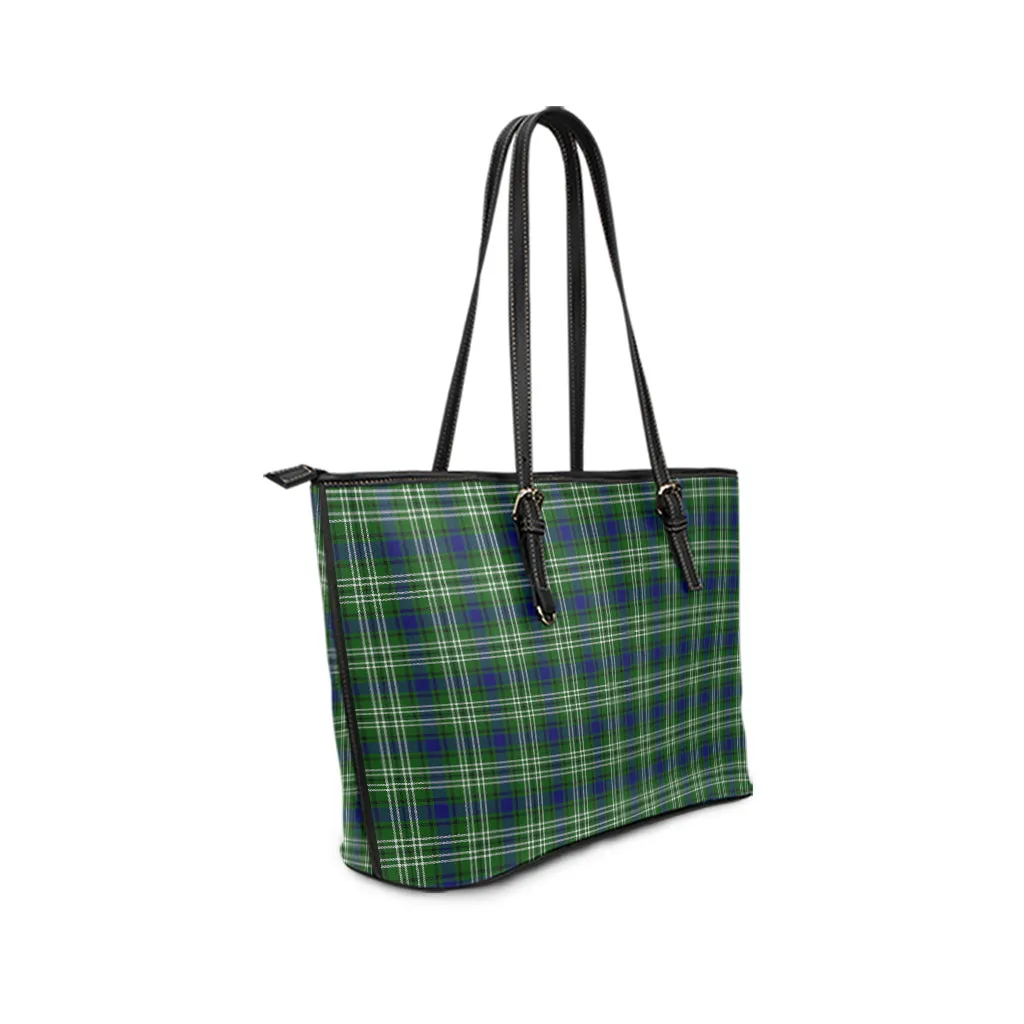 Blackadder Tartan Leather Tote Bag