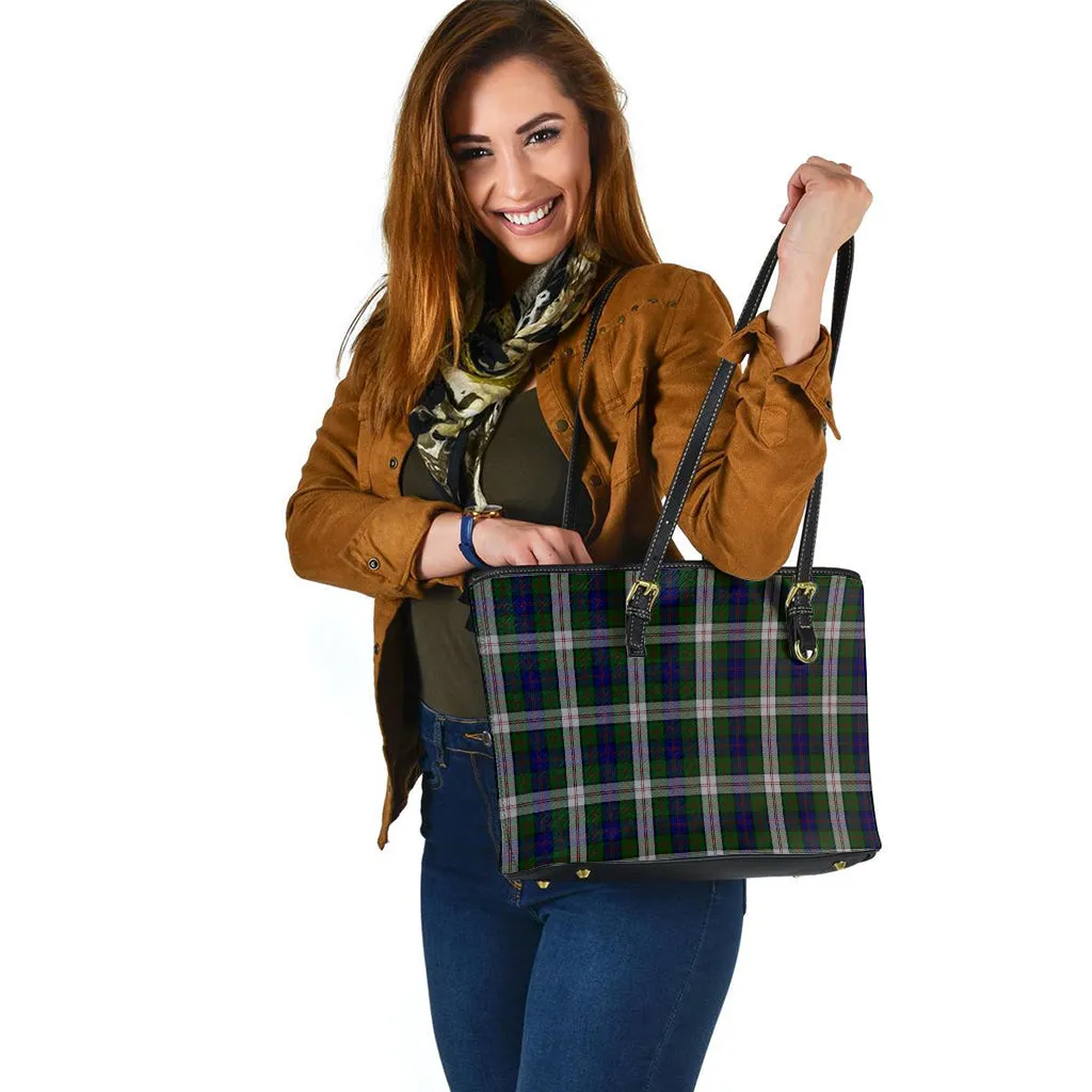 Blair Dress Tartan Leather Tote Bag