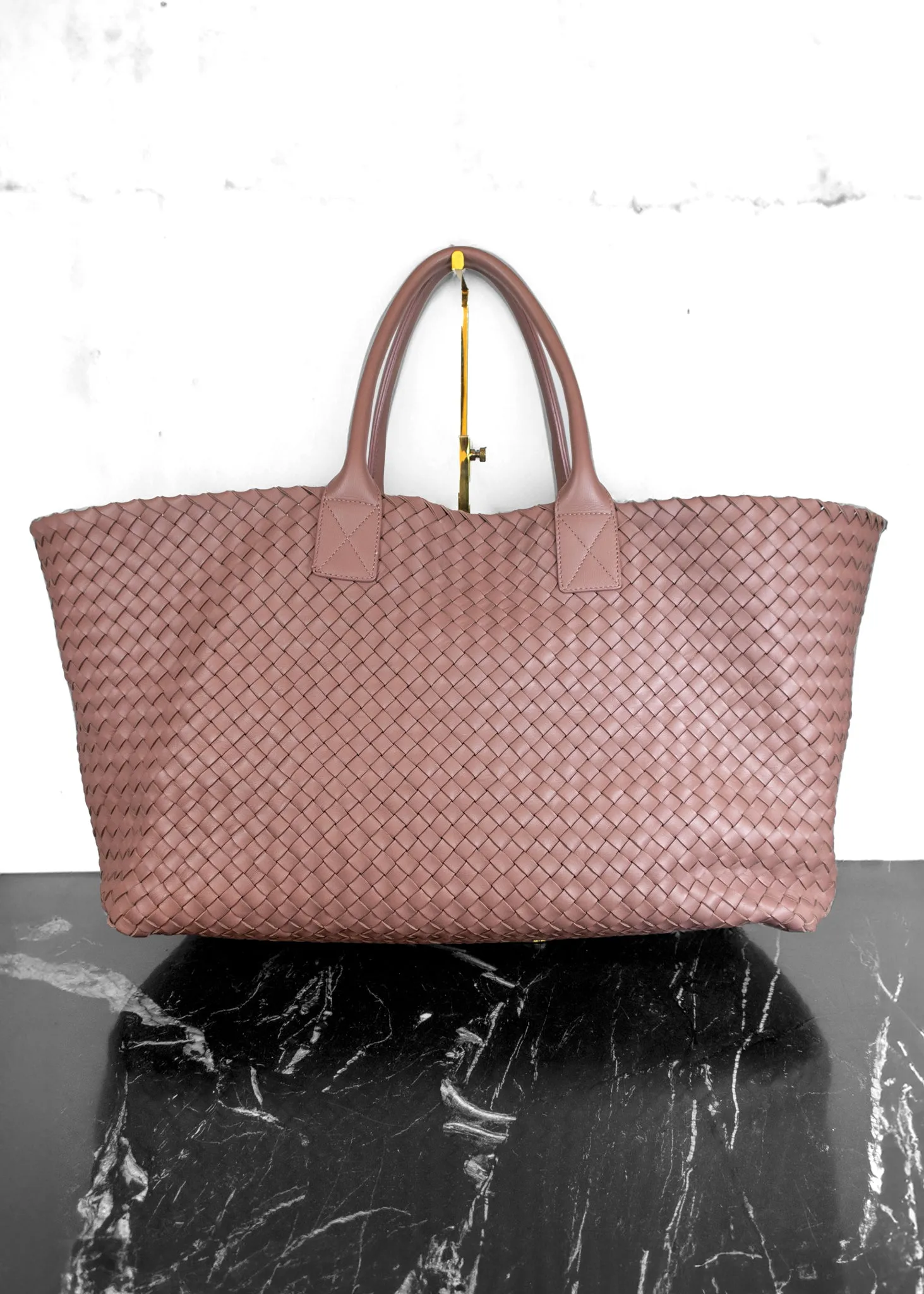 Bottega Veneta Nappa Intrecciato Medium Barcelona Cabat Tote