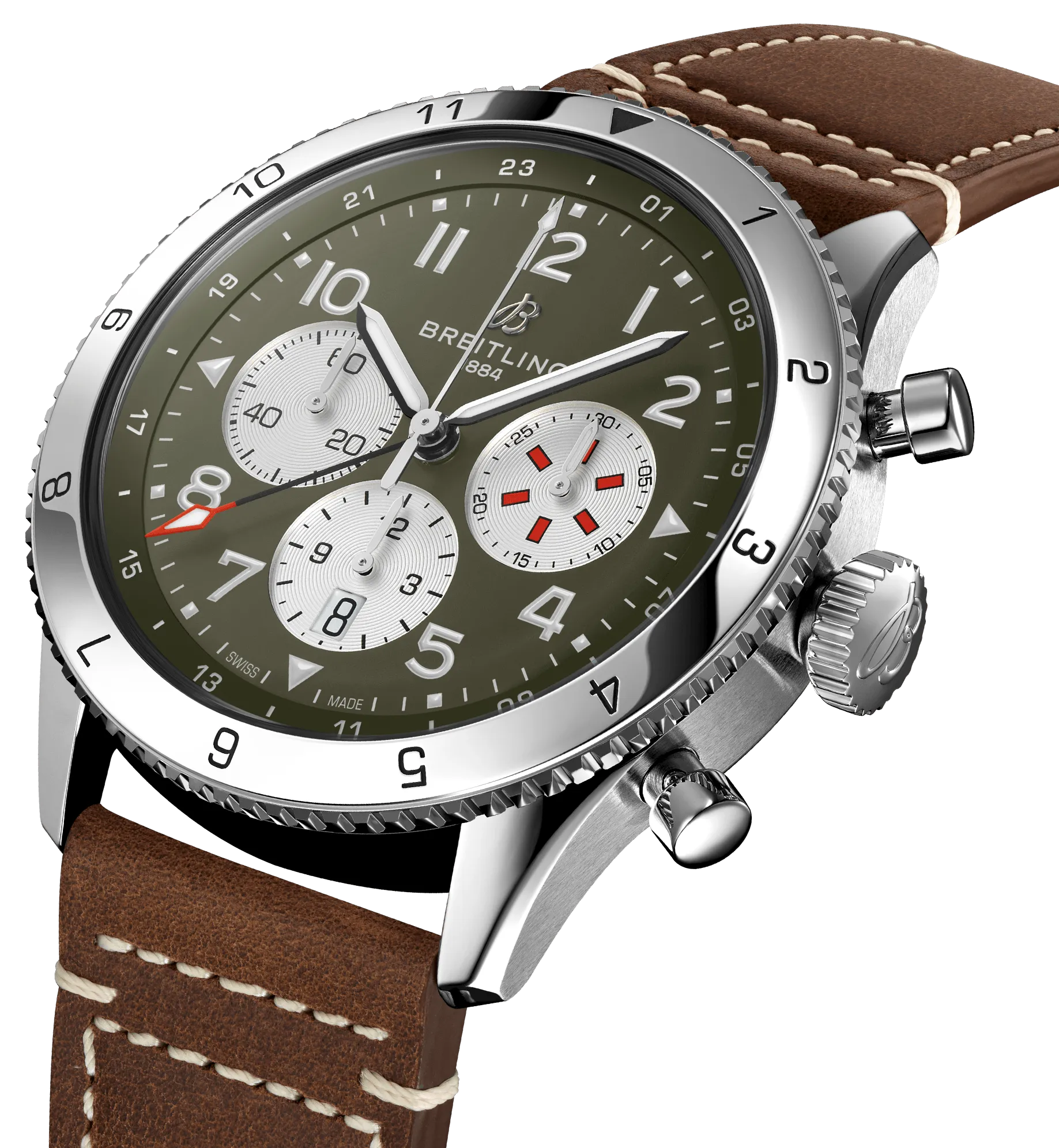 BRT Watch Super AVI B4 Chronograph GMT 46 Curtiss Warhawk