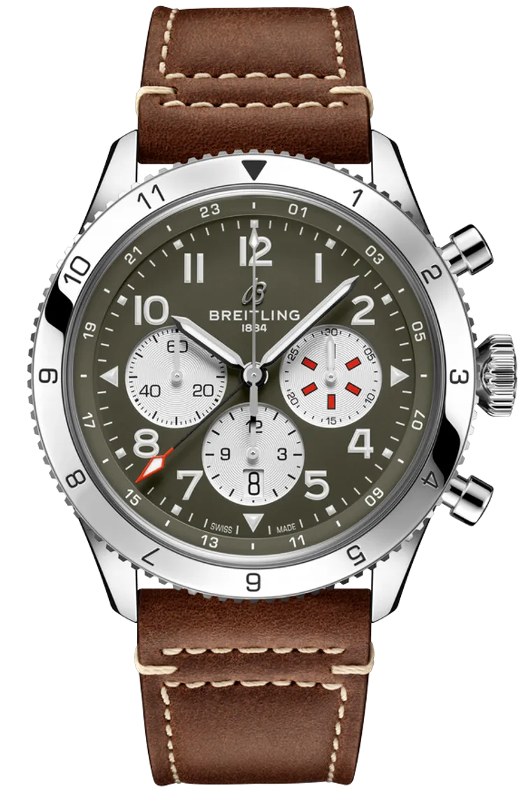 BRT Watch Super AVI B4 Chronograph GMT 46 Curtiss Warhawk