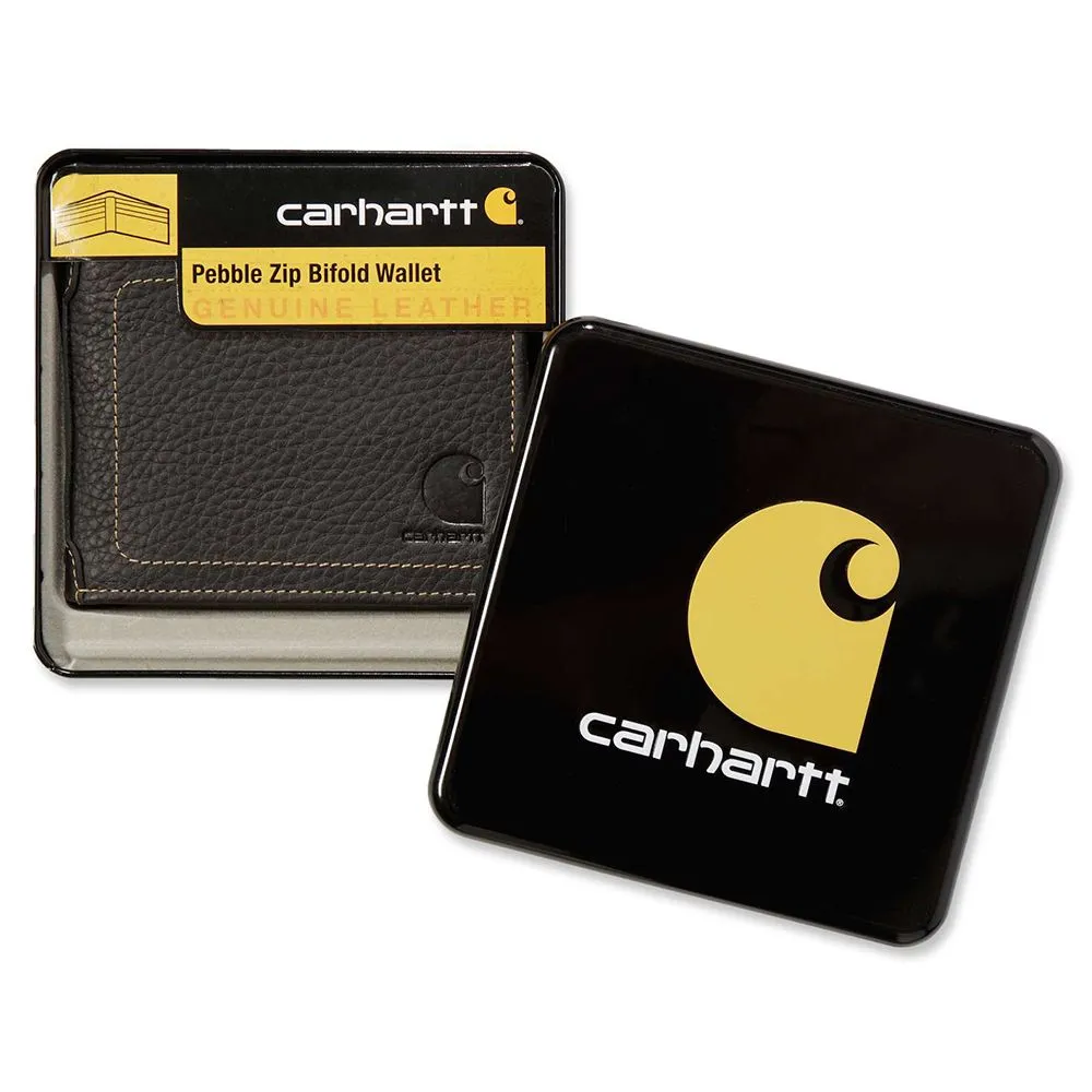 Carhartt&#x20;Pebble&#x20;Zip&#x20;Bifold&#x20;Wallet&#x20;-&#x20;Black