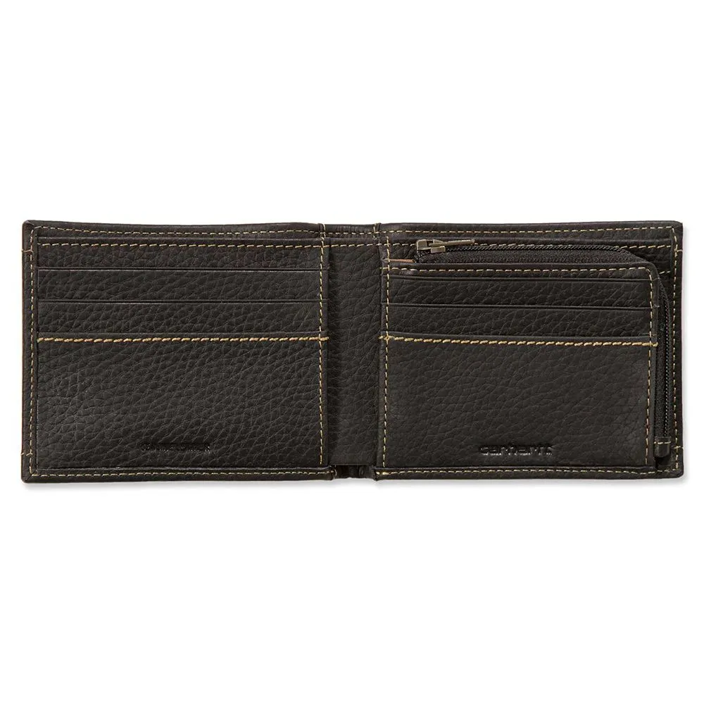 Carhartt&#x20;Pebble&#x20;Zip&#x20;Bifold&#x20;Wallet&#x20;-&#x20;Black