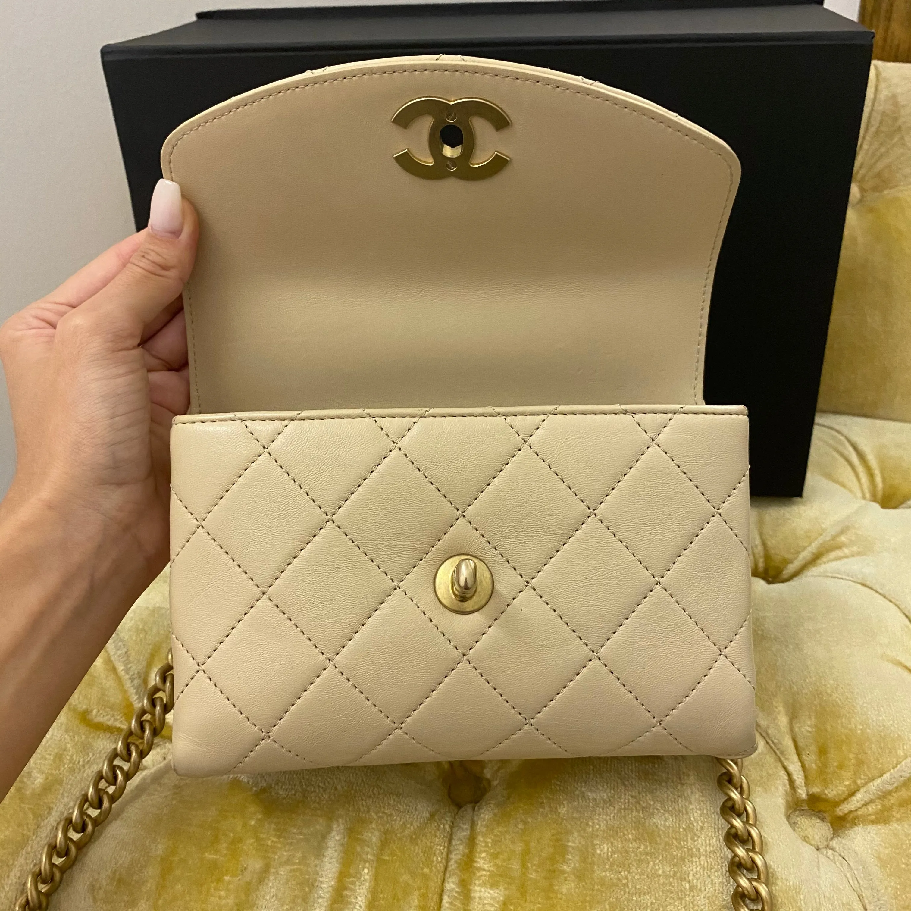 Chanel Beige Trendy Bag