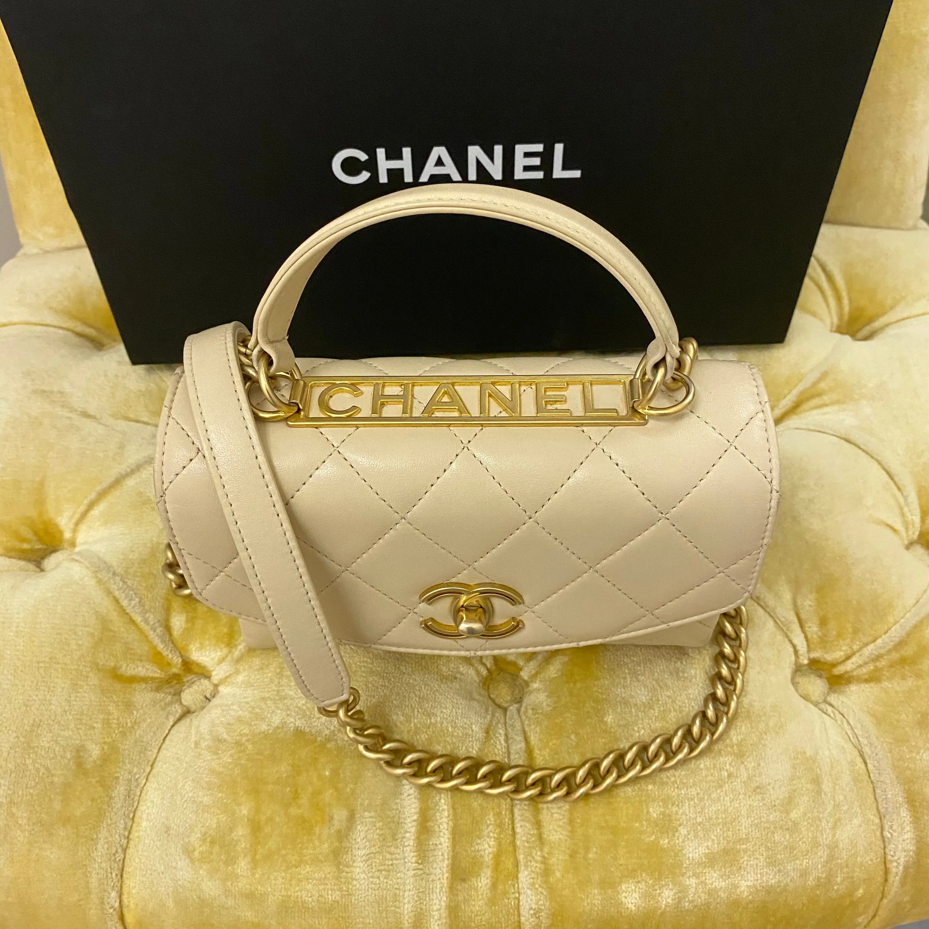 Chanel Beige Trendy Bag