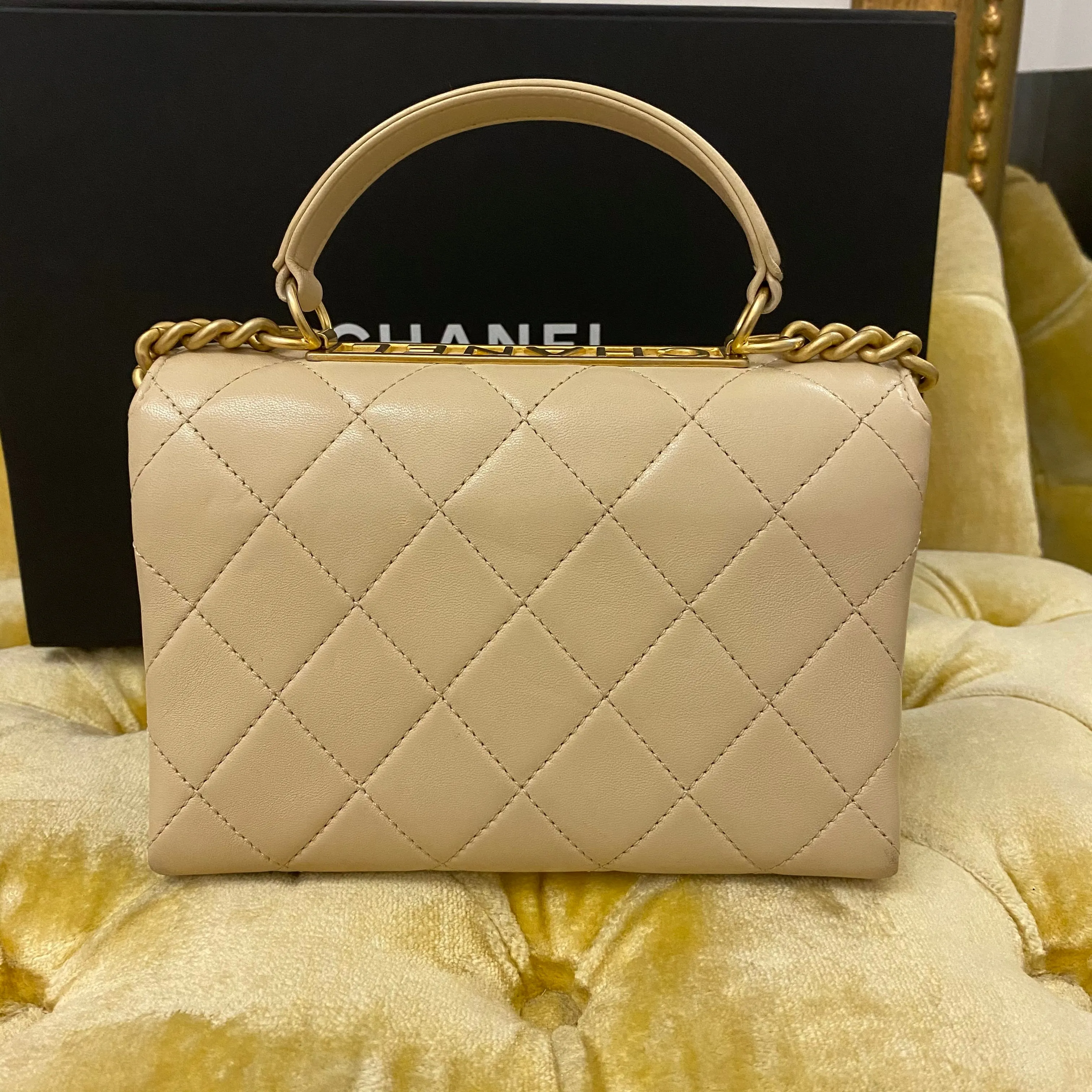 Chanel Beige Trendy Bag