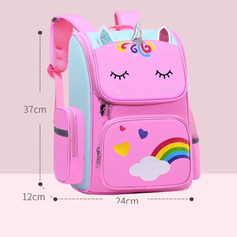 Children School Bags Primary School Students Grades 1 to 6 unicorn Cute