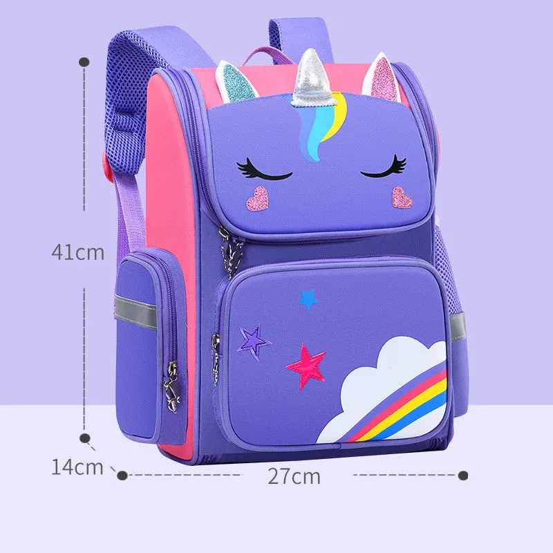 Children School Bags Primary School Students Grades 1 to 6 unicorn Cute