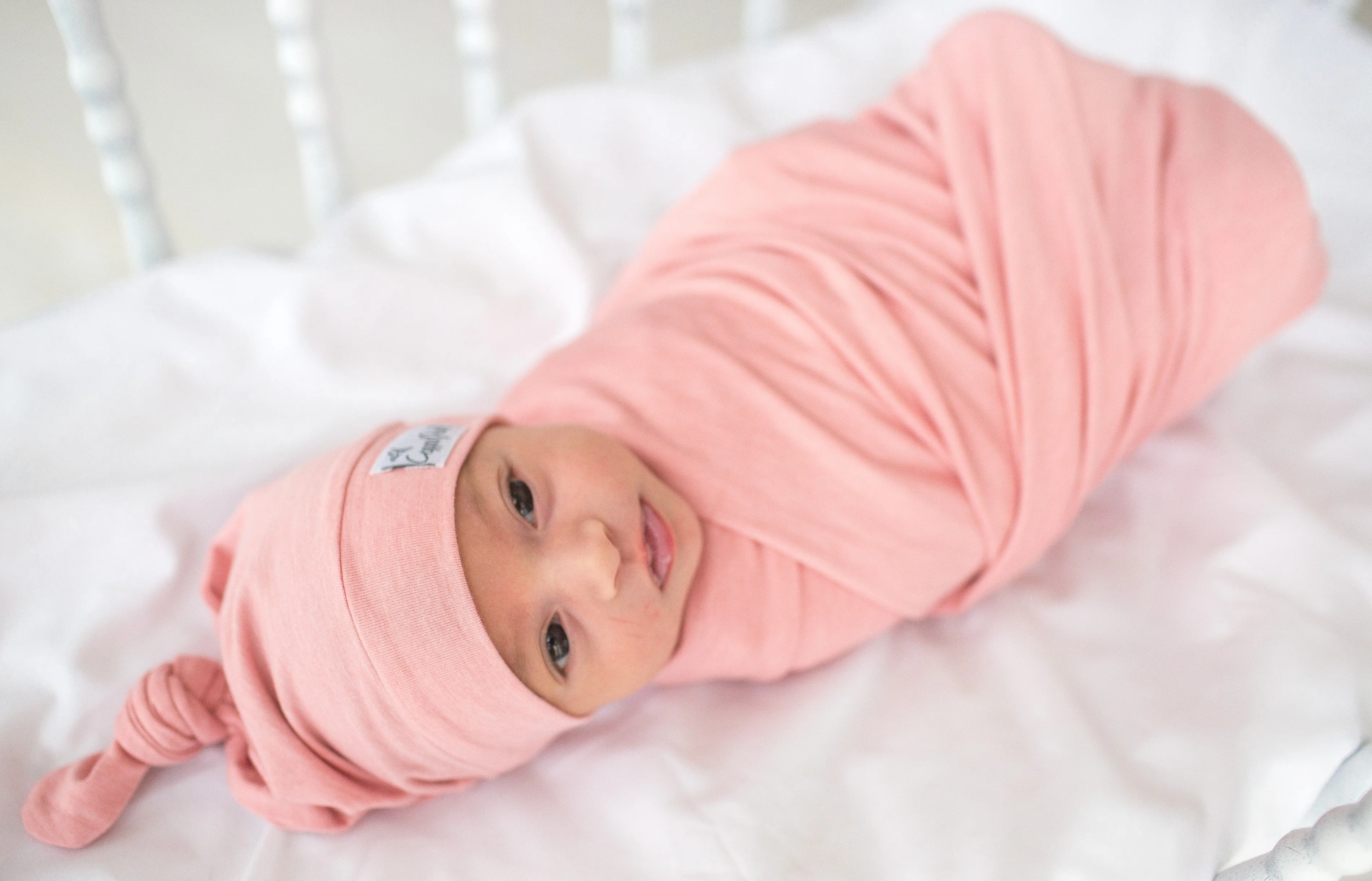 Copper Pearl Darling Top Knot Hat