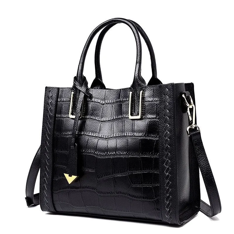 Crocodile Pattern Handbag