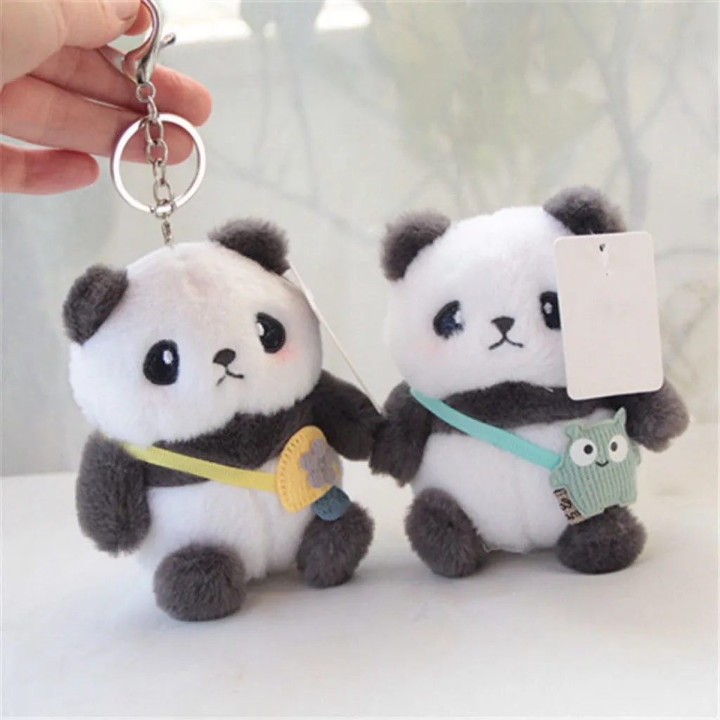 Cute Panda Keychain Messenger Bag Pendant