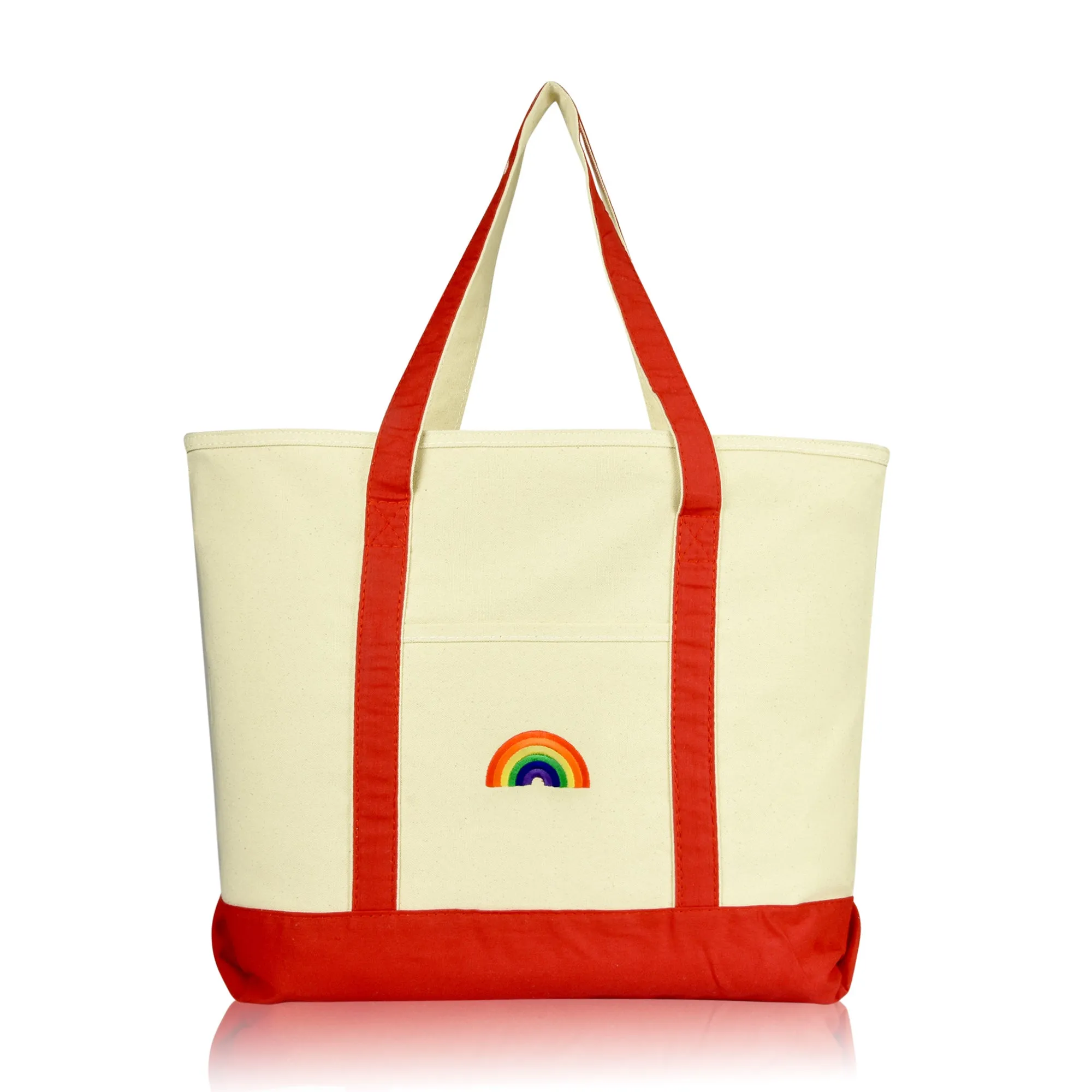 Dalix Rainbow Tote Bag