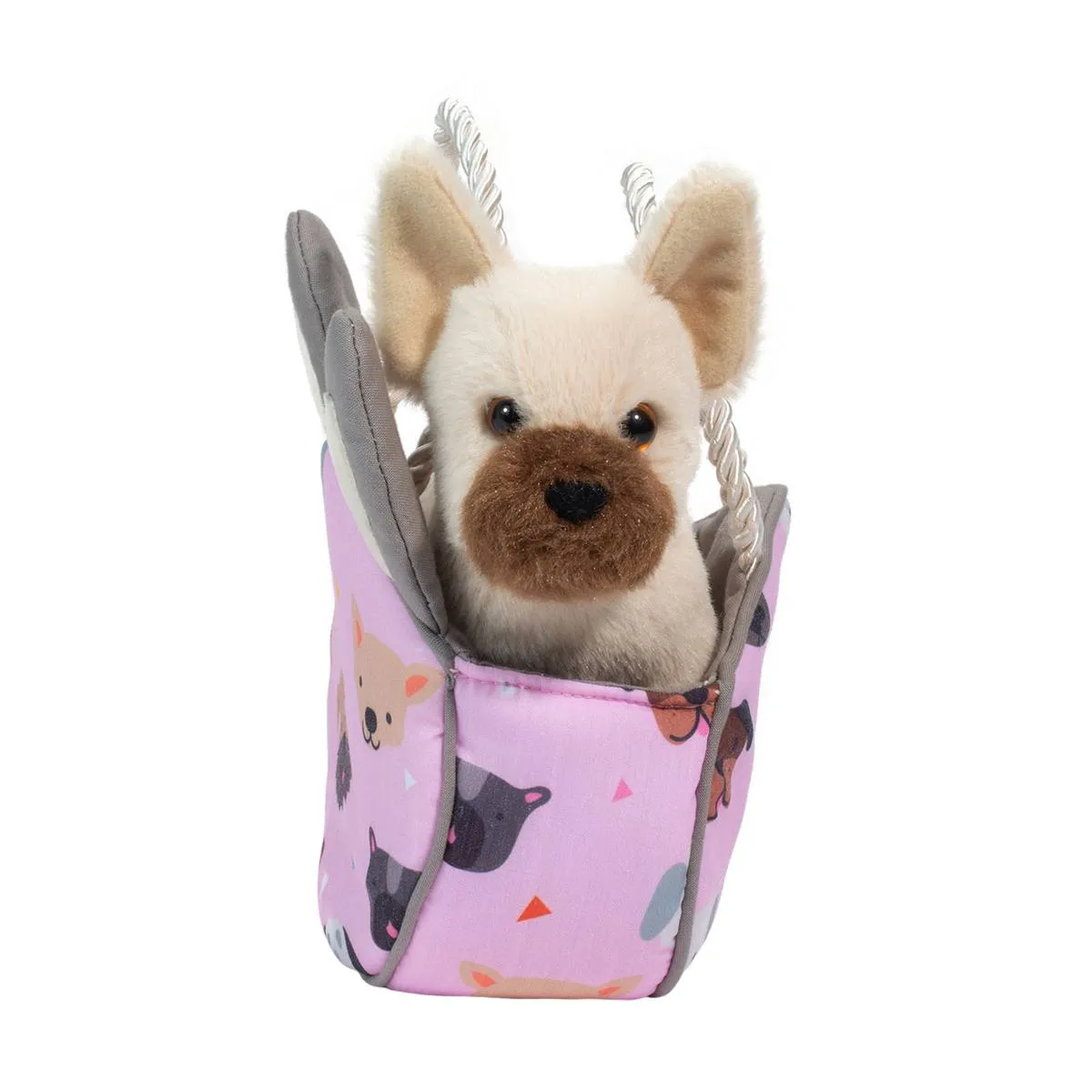 Douglas Sassy Pet Sak Puppy Pawty with French Bulldog 6.5"