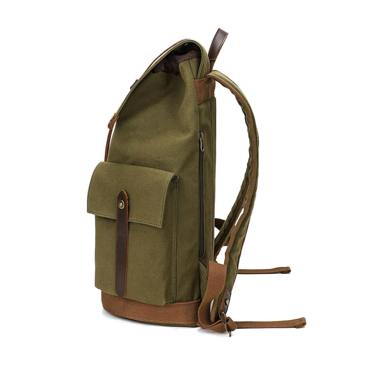 Durable Canvas Backpack - Vintage Casual Style 27L