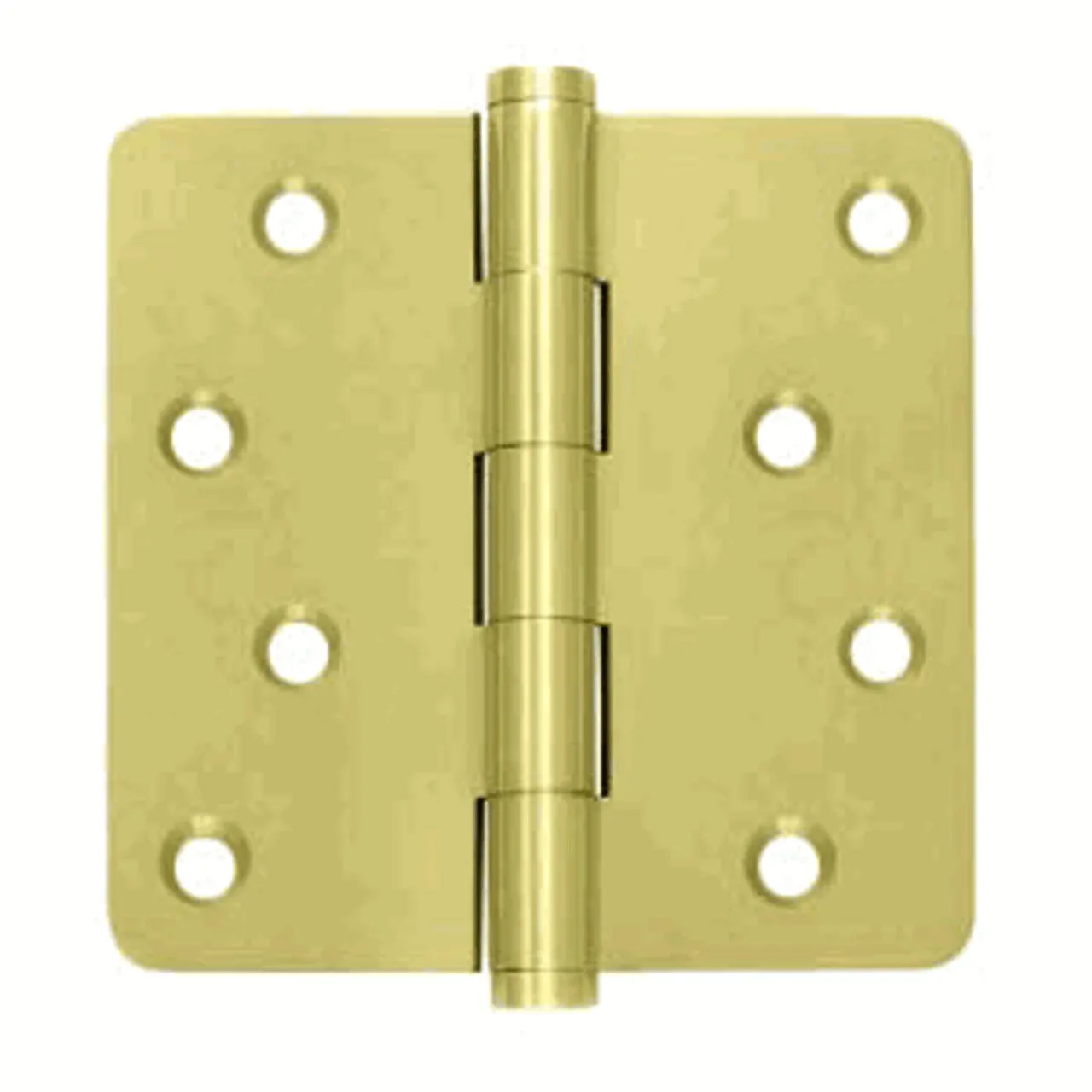 Emtek 91024 Steel Plain Bearing Hinge, 4" x 4", with 1/4" Radius Corners - Sold in Pairs