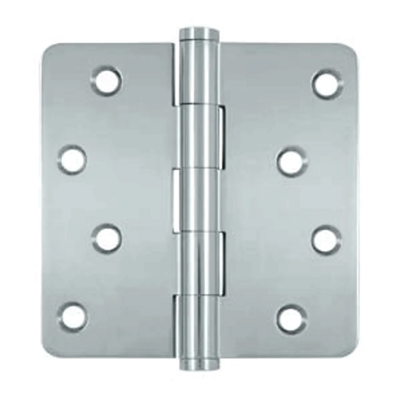 Emtek 91024 Steel Plain Bearing Hinge, 4" x 4", with 1/4" Radius Corners - Sold in Pairs