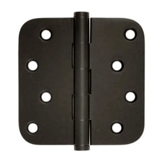 Emtek 91024 Steel Plain Bearing Hinge, 4" x 4", with 1/4" Radius Corners - Sold in Pairs