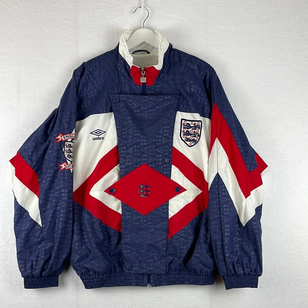 England 1990s Tracksuit - Vintage Jacket And Trousers