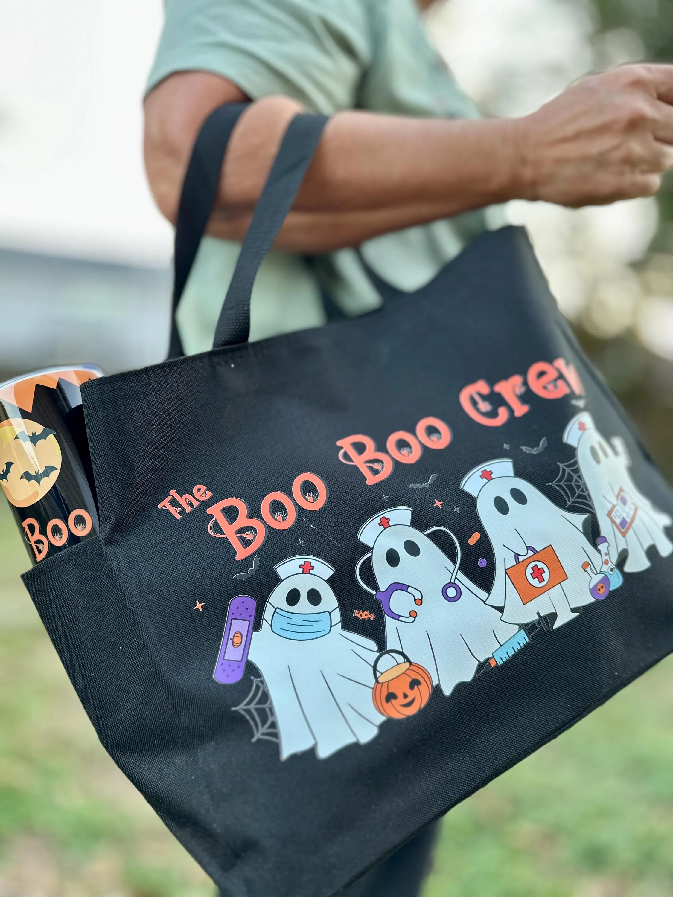 Halloween Nurse Personalized tote bag