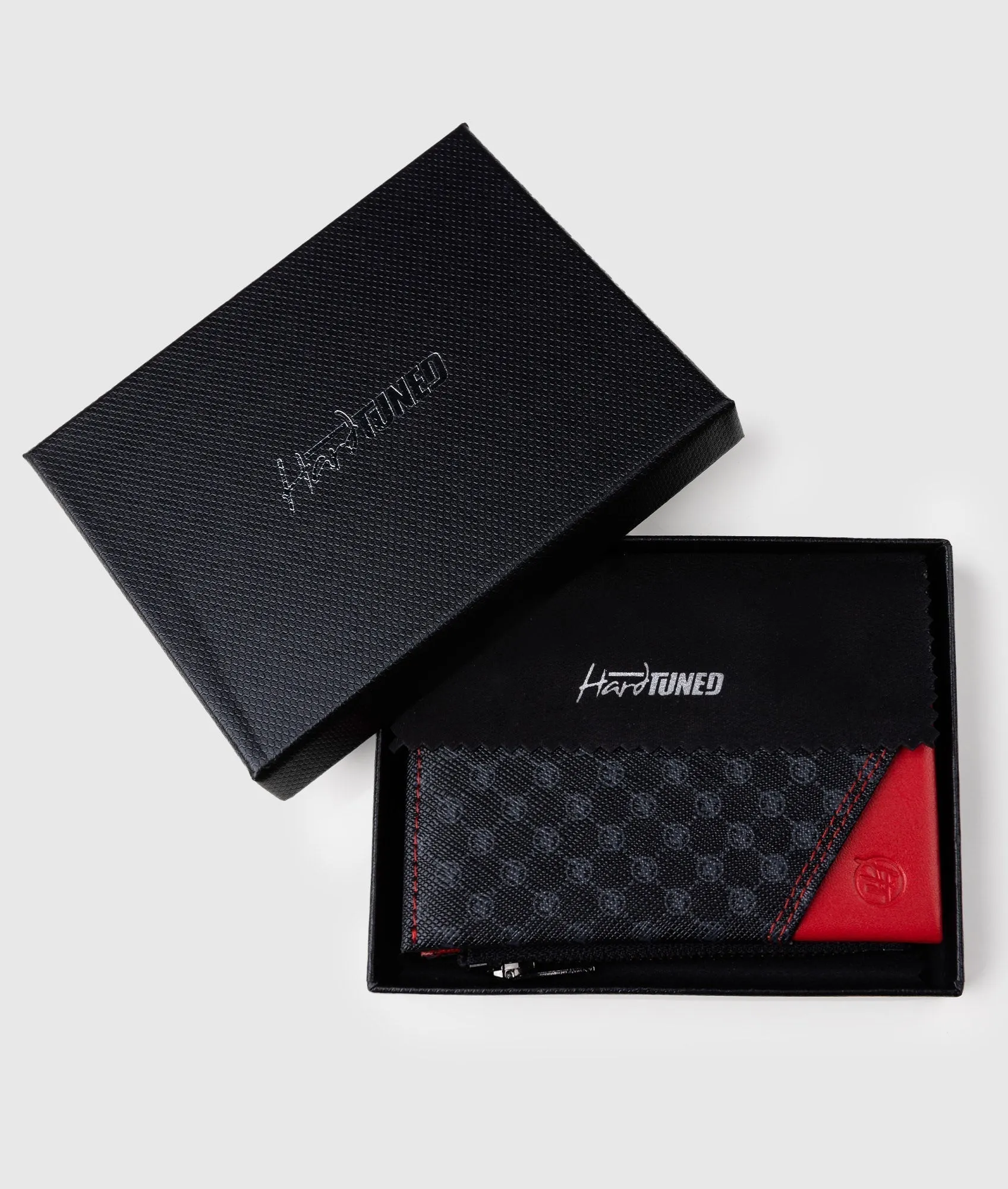 Higashi Monogram/Red Vertical Wallet