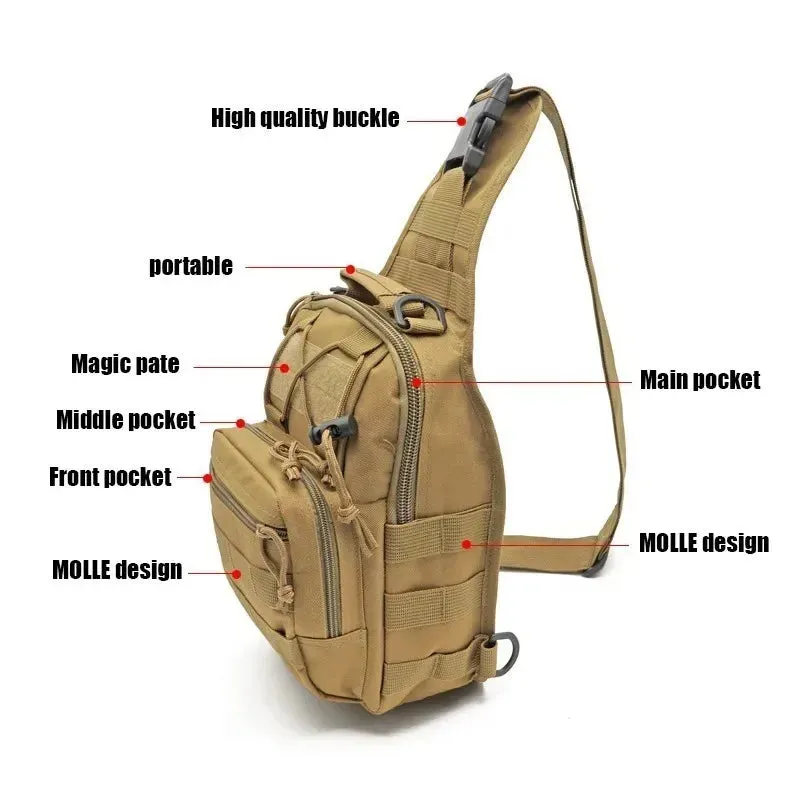 Men's Outdoor Chest Bag Shoulder Bag