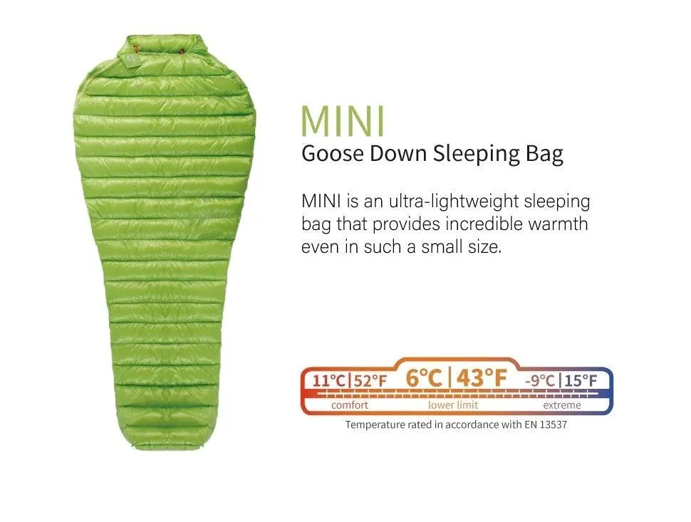 MINI Ultralight Goose Down Sleeping Bag