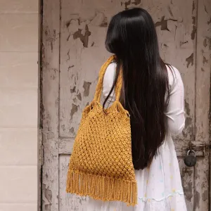 Musturd Yellow Hobo Handmade Bag