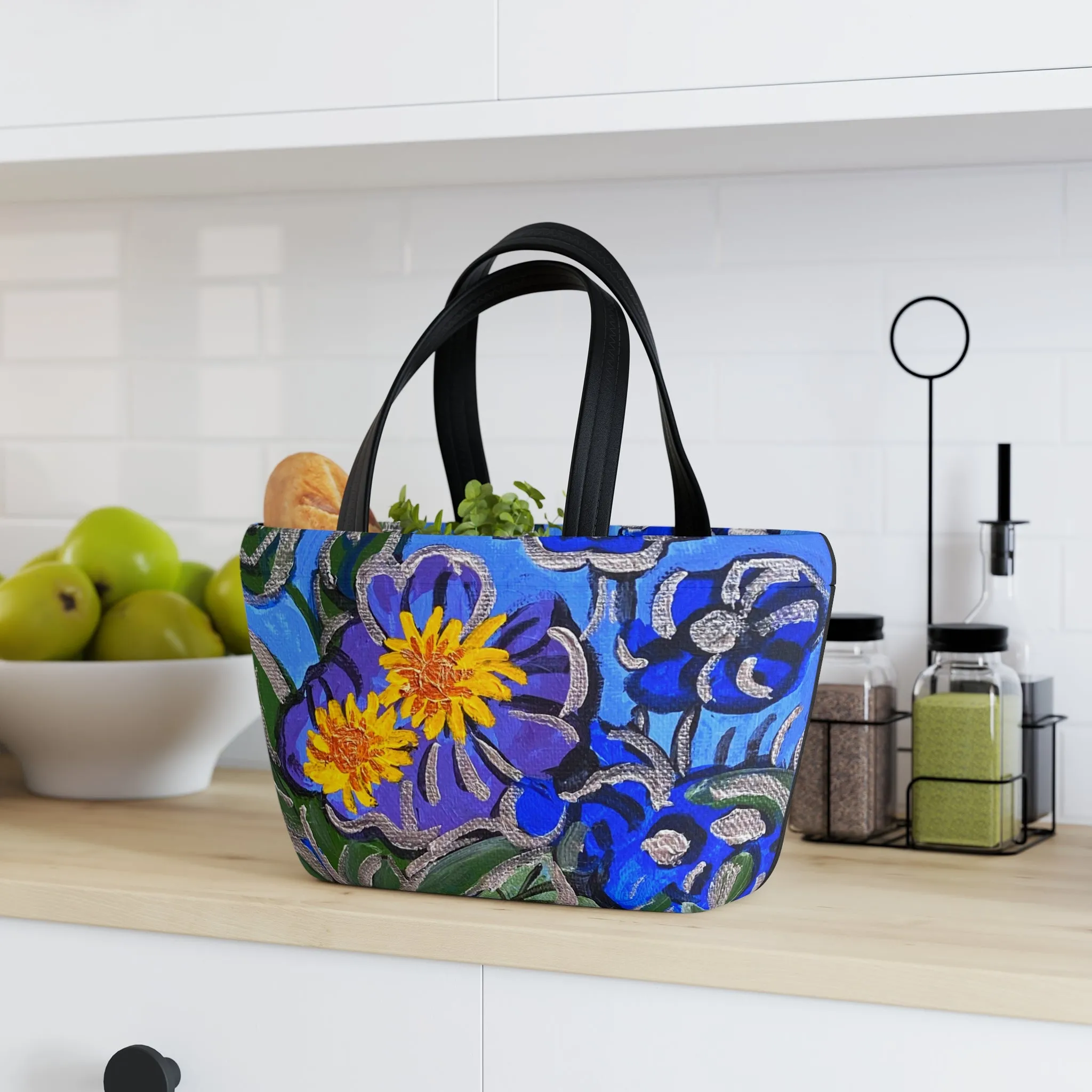 Neoprene Lunch Bag - The Happy Blues