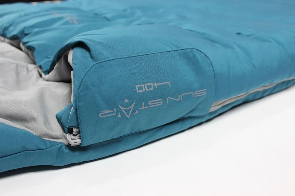 Outdoor Revolution Sun Star SIngle 400 Sleeping Bag - Blue Coral