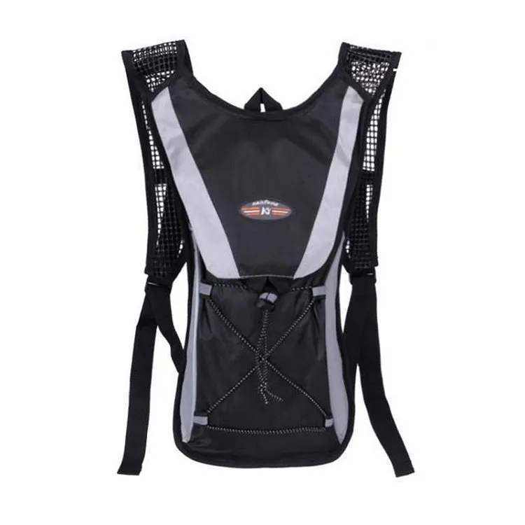 Outdoor Sports Mountaineering Cycling Backpack Water Bottle Breathable Vest(Black)