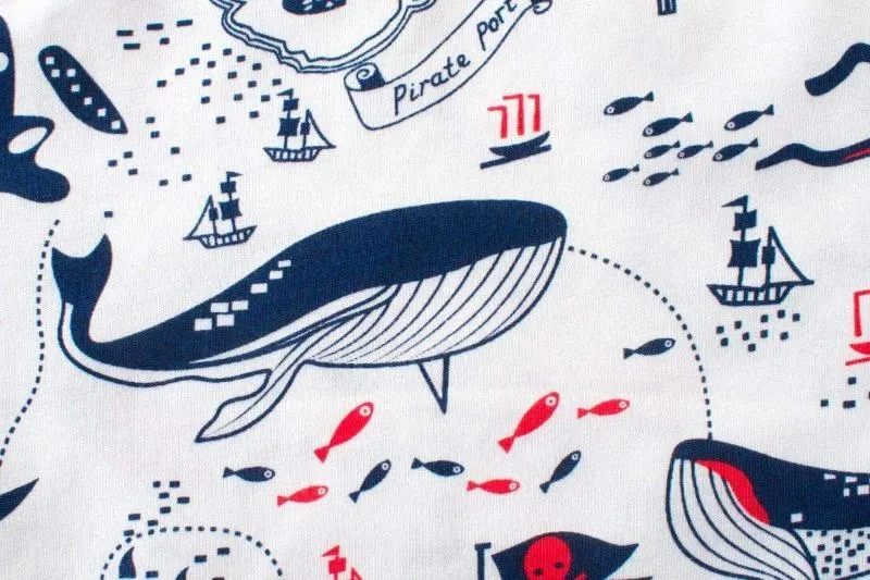 Premium Boy's Casual Tee with Shark Pattern