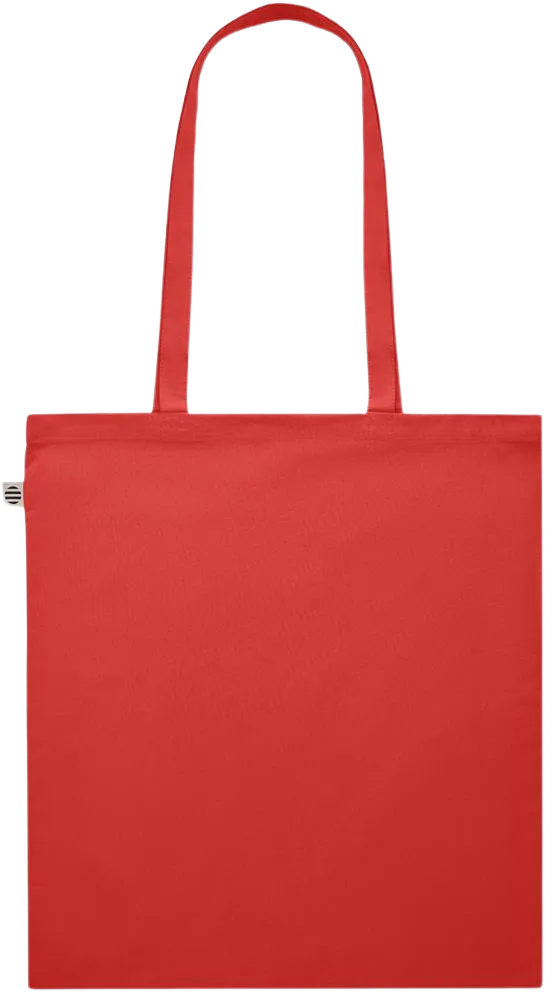 Premium colored organic cotton shopping bag