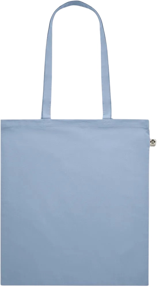 Premium colored organic cotton shopping bag