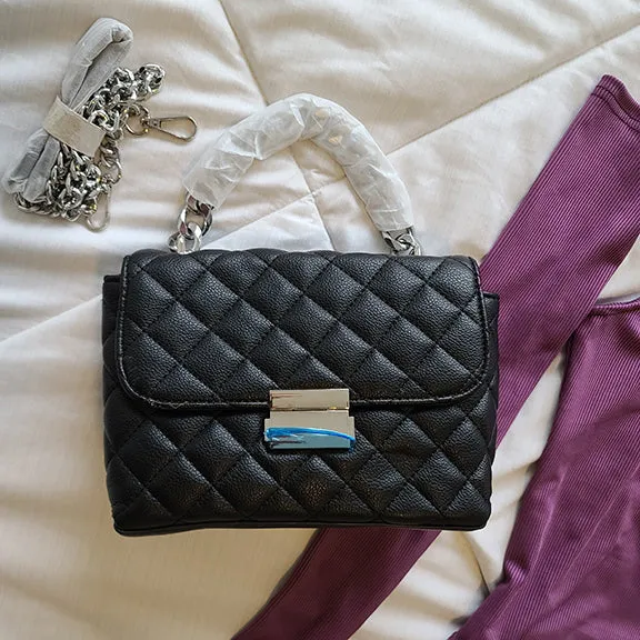 Quilted PU Leather Fashion Bag