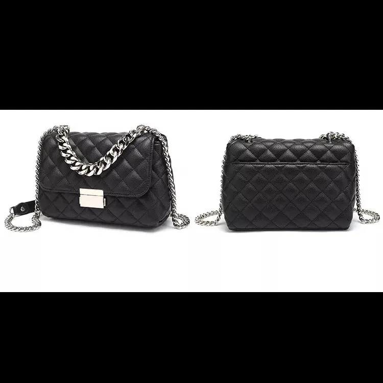 Quilted PU Leather Fashion Bag