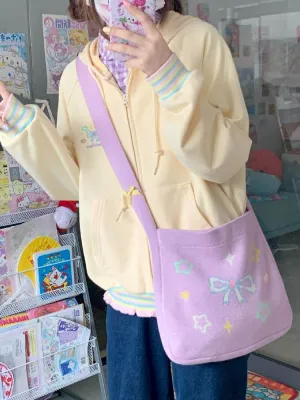 Star Cute Girls Knitting Single Crossbody Bag【s0000005279】