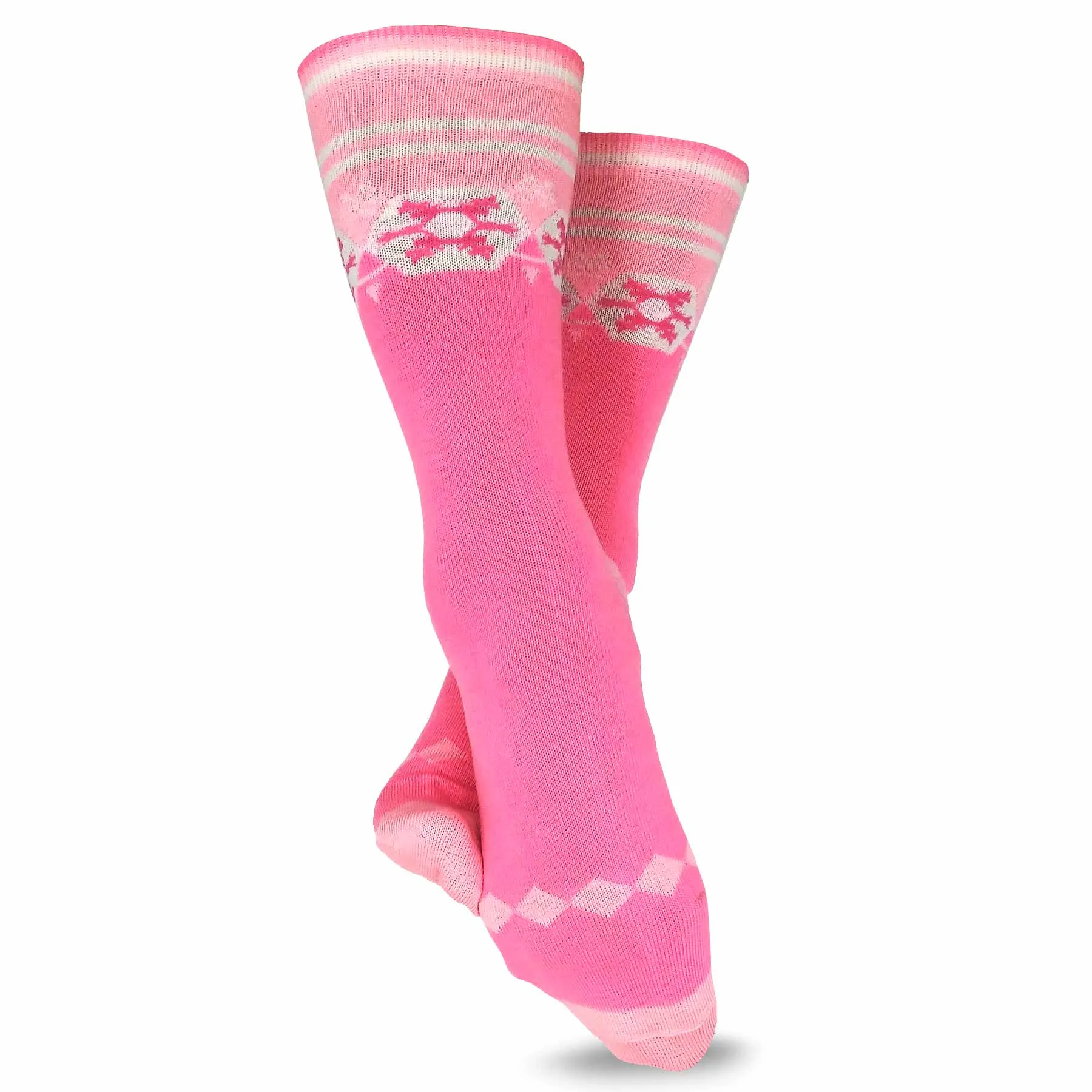 TeeHee Socks Women's Casual Polyester Crew Nordic 6-Pack (11193)