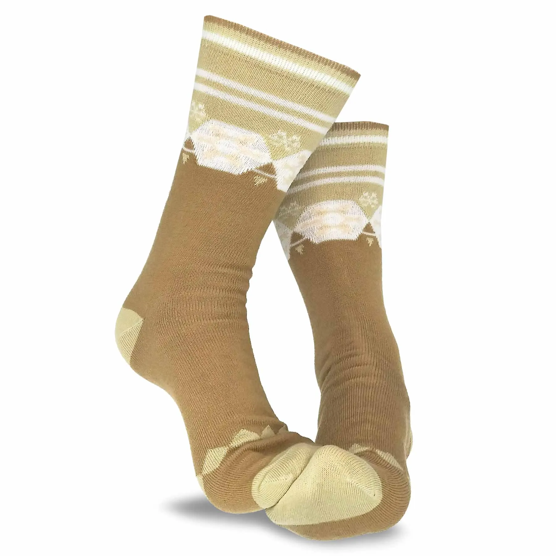 TeeHee Socks Women's Casual Polyester Crew Nordic 6-Pack (11193)