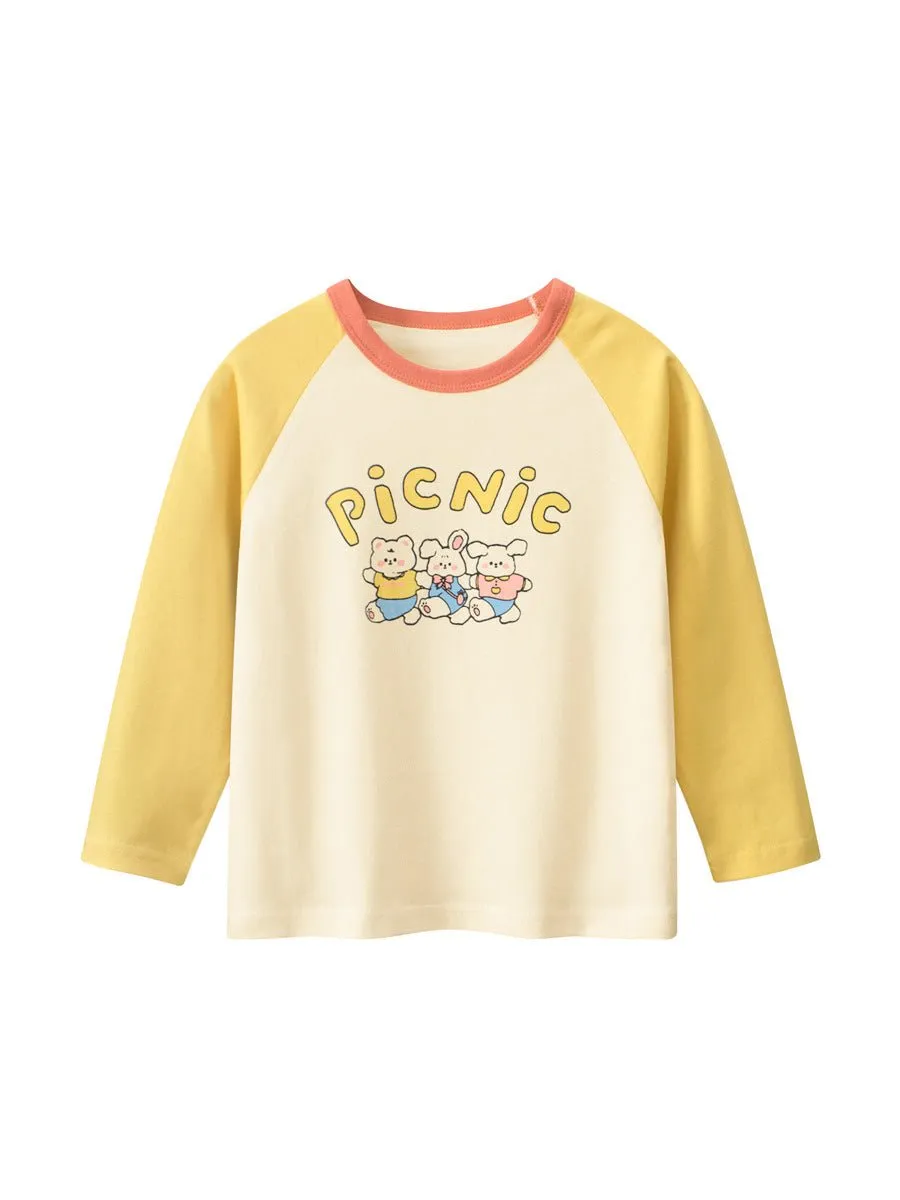 Toddler/Kid Friends Picnic Long Sleeve Shirt