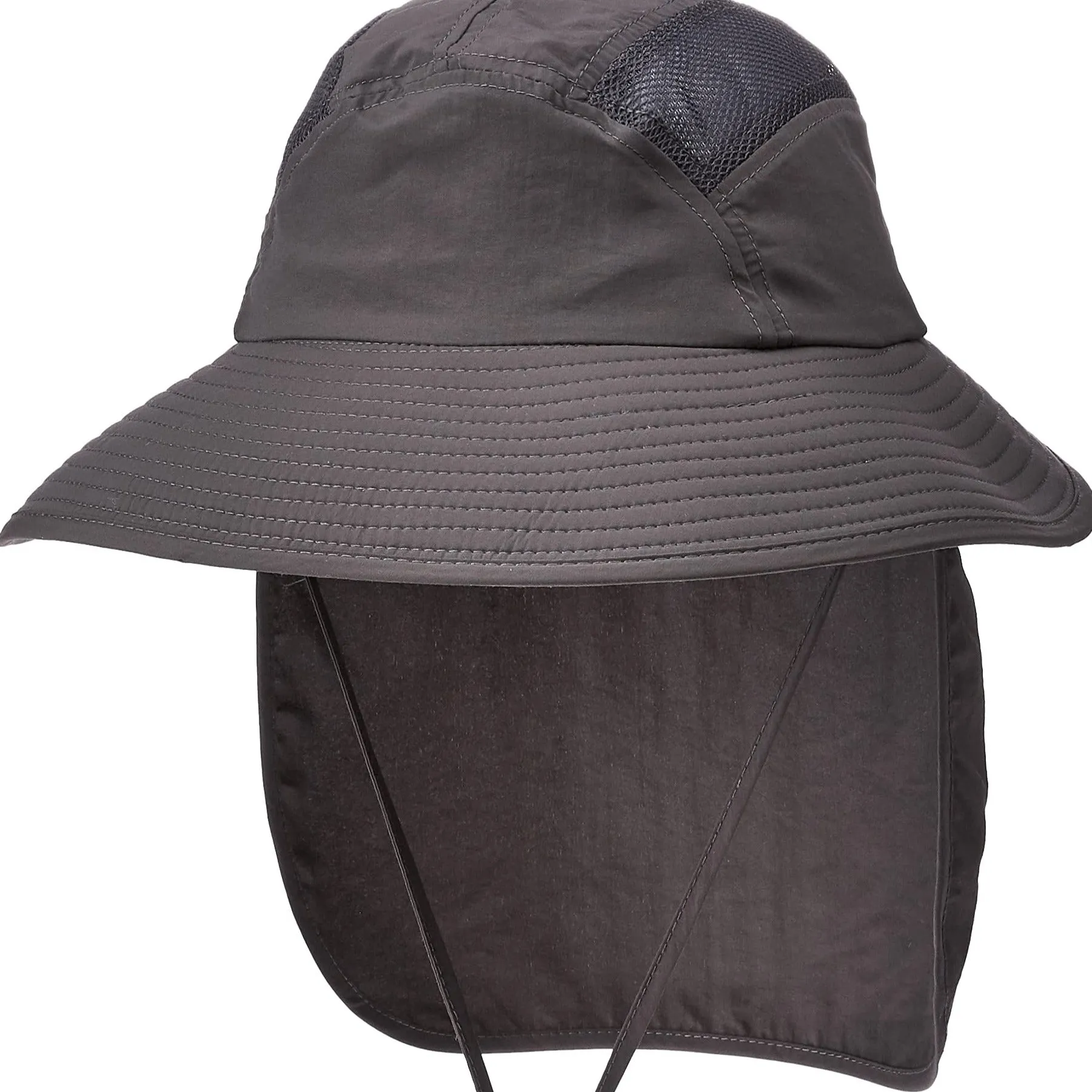 UPF 50  Sun Protection Cap Wide Brim Fishing Hat with Neck Flap